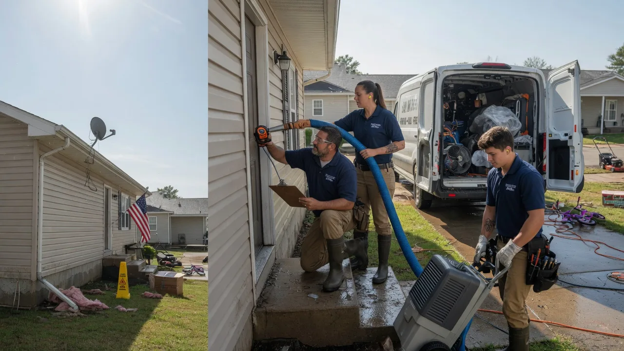 Ceiling Water Damage Restoration in Fresno, OH near me